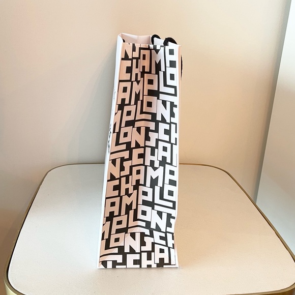 Authentic Large Longchamp Pokémon Pikachu Paper shopping Bag for purse - Picture 4 of 6